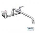 Mechline Aquajet AJ-W-4, Wall Mounted, Twin Water Feed Commercial Tap