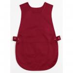 B045 Tabard with Pocket Burgundy