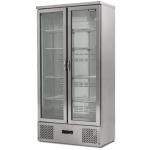 Blizzard BAR20SS Commercial Upright Double Door Stainless Steel Bottle Cooler