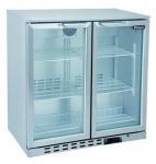 Blizzard BAR2SS Stainless Steel Double Door Bottle Cooler