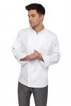 Chef Works BB264 Urban Hartford Lightweight Zipper Chefs Jacket White. 