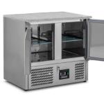 Blizzard BCC2-GR-TOP Commercial 2 Door Compact Refrigerated Prep Counter With Granite Worktop