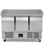 Blizzard BCC3PIZZA Commercial 3 Door Compact Gastronorm Pizza Prep Counter