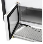 Blizzard BFG WH Commercial Refrigerated White Serveover Counter Range - Flat Glass