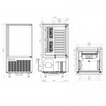 Tefcold BLC10 Commercial 10 Tray Blast Chiller / Freezer