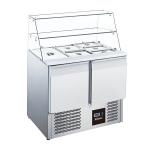 Blizzard BPD2 Commercial 2 Door Compact Gastronorm Prep Counter With Display