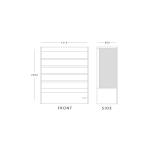 Blizzard BTD130BK Slim Tiered Display 1310 Wide