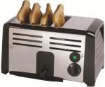 Burco TSSL14 Chrome 4 Slot Toaster