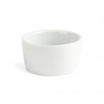 C345 Olympia whiteware butter dish 62mm 