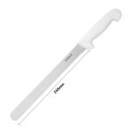 Hygiplas Serrated Slicer White 25.5cm/10-inch  C883