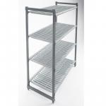 Cambro 600mm Deep 4 Tier Shelving Unit  *Lifetime warranty against rust*