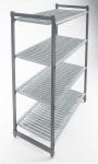 Cambro 600mm Deep 4 Tier Shelving Unit  *Lifetime warranty against rust*