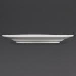 CB488 Olympia Whiteware Narrow Rimmed Plates 202mm