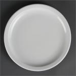 CB489 Olympia Whiteware Narrow Rimmed Plates 230mm