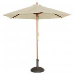 CB516 Bolero Round Parasol 3m Diameter Cream. 