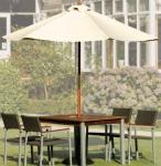 CB516 Bolero Round Parasol 3m Diameter Cream. 