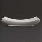 CB687 Olympia Whiteware Square Bowled Plates 165mm- pack of 12