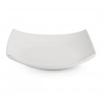 CB687 Olympia Whiteware Square Bowled Plates 165mm- pack of 12