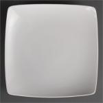 CB689 Olympia Whiteware Square Bowled Plates 250mm- pack of 4