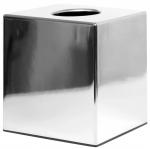 CC493 Chrome Cube Tissue Holder