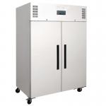 Polar G-Series Upright Double Door Fridge 1200Ltr (854 Usable capacity) White - CC663 