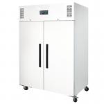 Polar G-Series Upright Double Door Fridge 1200Ltr (854 Usable capacity) White - CC663 