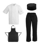 Nisbets Essentials CCBD6 Unisex Chef Clothing Bundle