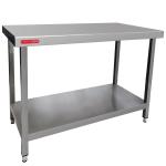 Cater-Cooks Range Of Flat Packed Fully Stainless Steel Centre Tables - D600mm