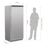 Polar C-Series CD085 Upright Freezer Stainless Steel 600Ltr 