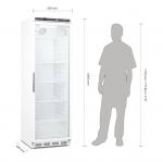 Polar C-Series CD087 Upright Display Fridge 400Ltr 