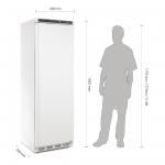 Polar CD612 C-Series Upright Fridge White 400Ltr (238 Usable Litres)