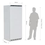 Polar C-Series Upright Fridge White 600Ltr - CD614