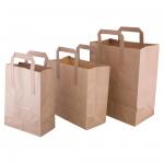 Fiesta Green CF591 Recyclable brown paper bags medium (Pack of 250)