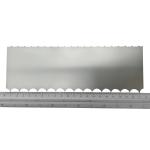 Cater-Fabs Stainless Steel Precision Cake Scraper Set - 4 Utensils - 6 Cake Designs