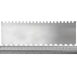 Cater-Fabs Stainless Steel Precision Cake Scraper - Twin Design - CFCAKE/S/W