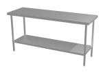 Cater-Fabs Stainless Steel Centre Tables 600mm Deep with 1 Undershelf	