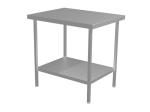 Cater-Fabs Stainless Steel Centre Tables 700mm Deep with 1 Undershelf	