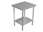 Cater-Fabs Stainless Steel Centre Tables 700mm Deep with 1 Undershelf	