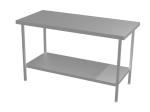 Cater-Fabs Stainless Steel Centre Tables 700mm Deep with 1 Undershelf	