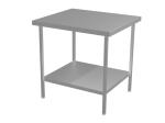 Cater-Fabs Stainless Steel Centre Tables 800mm Deep with 1 Undershelf	