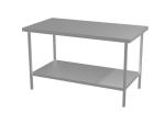 Cater-Fabs Stainless Steel Centre Tables 800mm Deep with 1 Undershelf	