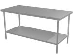 Cater-Fabs Stainless Steel Centre Tables 800mm Deep with 1 Undershelf	