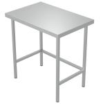 Cater-Fabs 600mm Deep Fully Welded Stainless Steel Centre Tables - No Undershelf