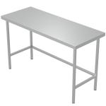 Cater-Fabs 600mm Deep Fully Welded Stainless Steel Centre Tables - No Undershelf