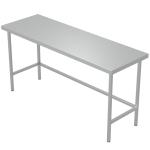 Cater-Fabs 600mm Deep Fully Welded Stainless Steel Centre Tables - No Undershelf