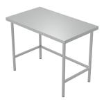 Cater-Fabs 700mm Deep Fully Welded Stainless Steel Centre Tables - No Undershelf