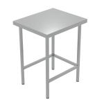 Cater-Fabs 700mm Deep Fully Welded Stainless Steel Centre Tables - No Undershelf