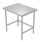 Cater-Fabs 700mm Deep Fully Welded Stainless Steel Centre Tables - No Undershelf