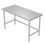 Cater-Fabs 700mm Deep Fully Welded Stainless Steel Centre Tables - No Undershelf