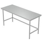 Cater-Fabs 700mm Deep Fully Welded Stainless Steel Centre Tables - No Undershelf